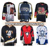 Multicolor Custom Sublimation Ice Hockey Jersey Cheap Team Hockey Shirts Sublimated Internation Ice Hockey Uniforms