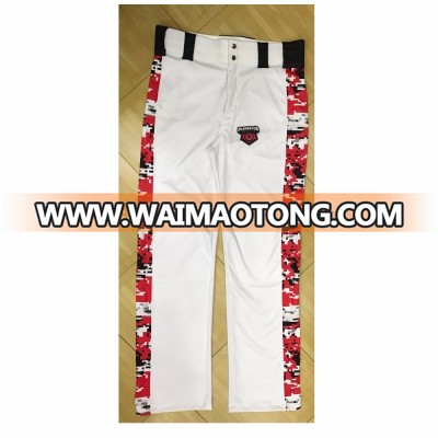 Custom Semi Sublimated Baseball Pant